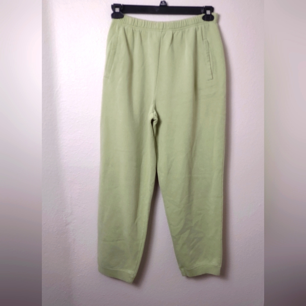 Vintage Pacer Green Cotton Blend Sweatpants Relaxed Fit Joggers Size Medium
